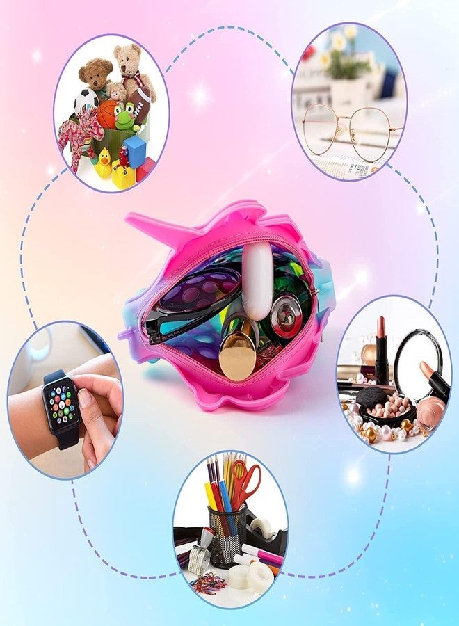 CLAPONE Poppet Pop It Toy for Kids Multicolor Fidget Toy with Popping Sounds, Sensory Toy, Stress Relief, Anxiety Relief, Daytime & Nighttime Use, Classroom (Multicolor, Unicorn Shape Pop It) - Image 3